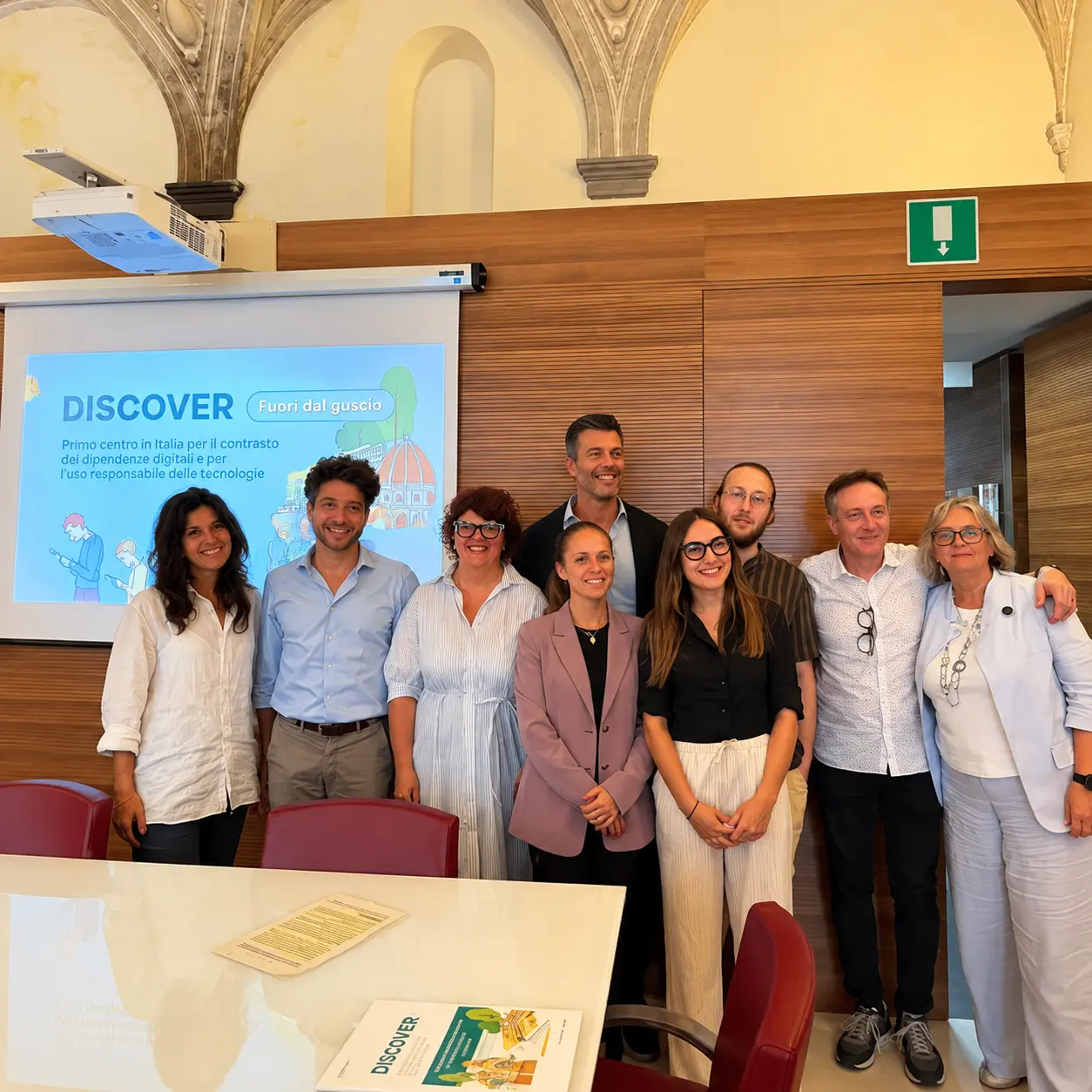Gruppo Discover fuori dal guscio